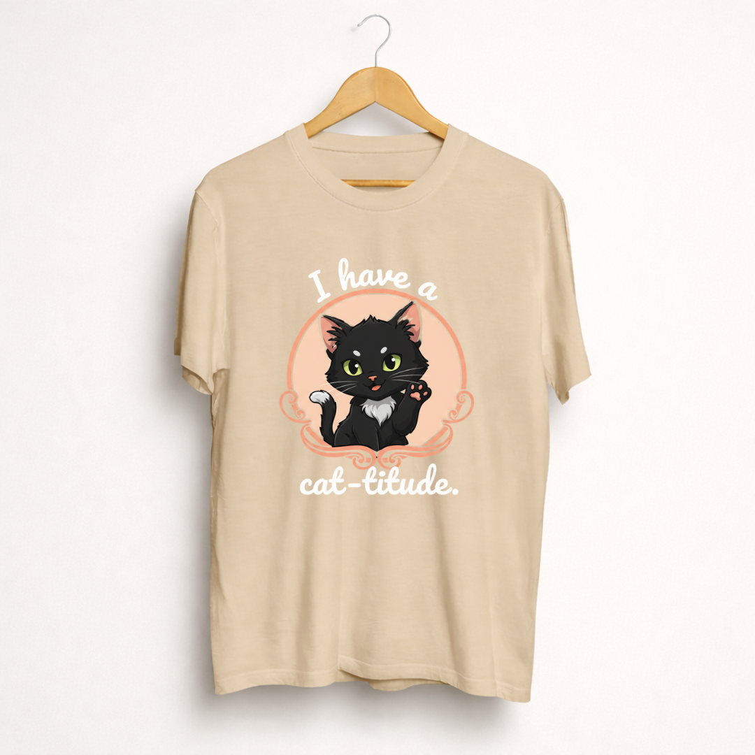 Cat-titude – Unisex Cat Lover T-Shirt