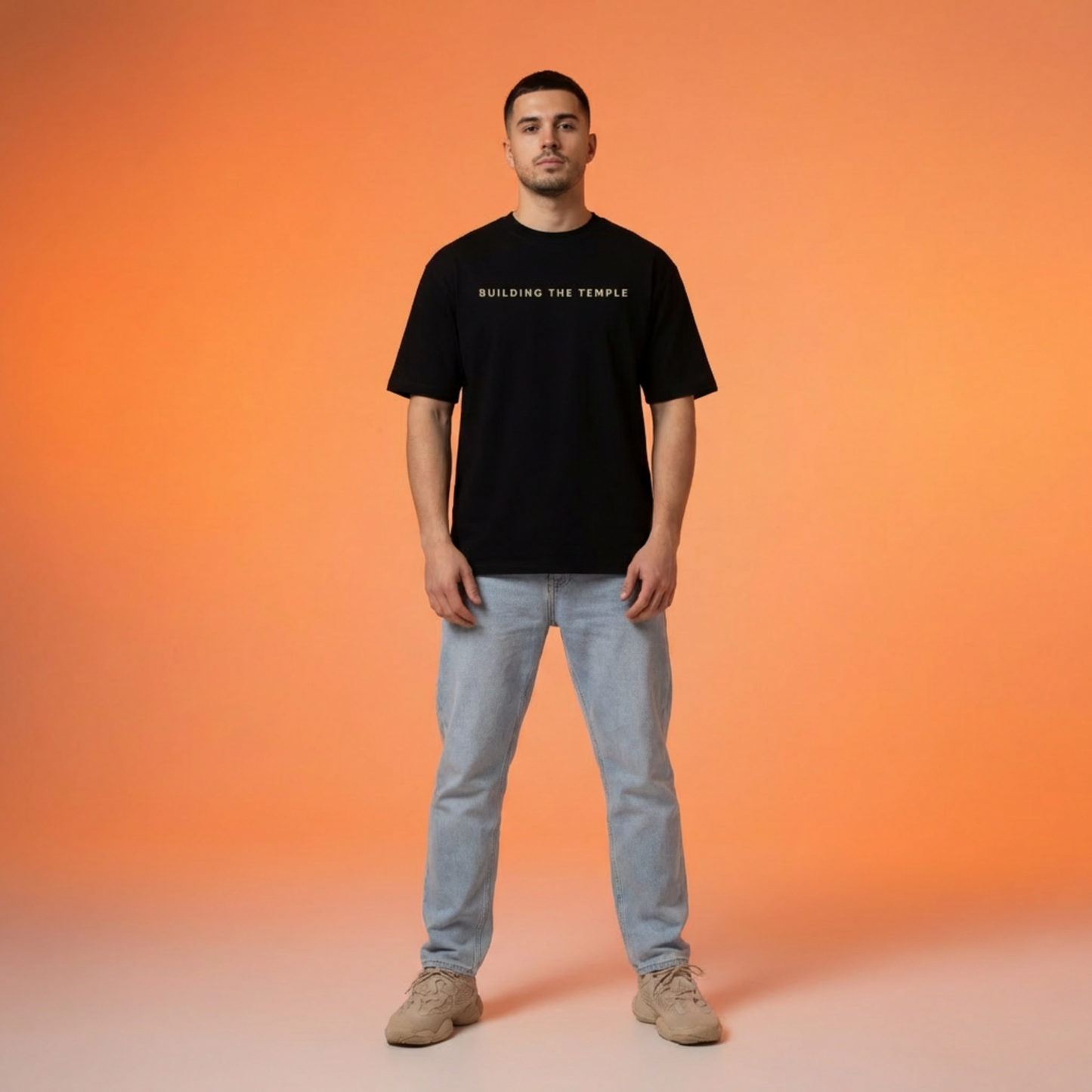 Building The Temple T-Shirt Model Shot