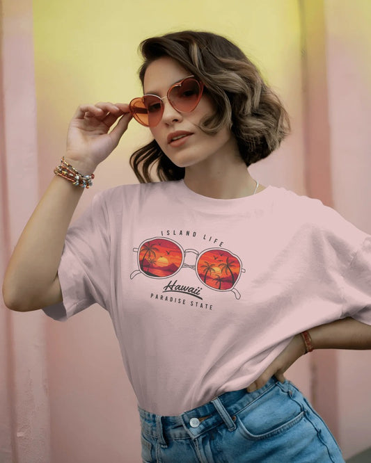 Hawaii Chillout Women Oversized T-Shirt