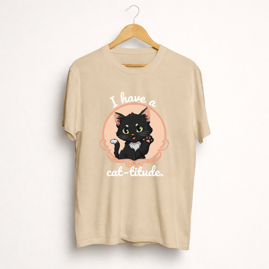 Cat-titude – Unisex Cat Lover T-Shirt