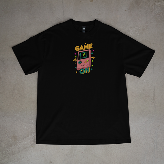 Game On Oversized T-Shirt | 90s Retro Gaming Streetwear