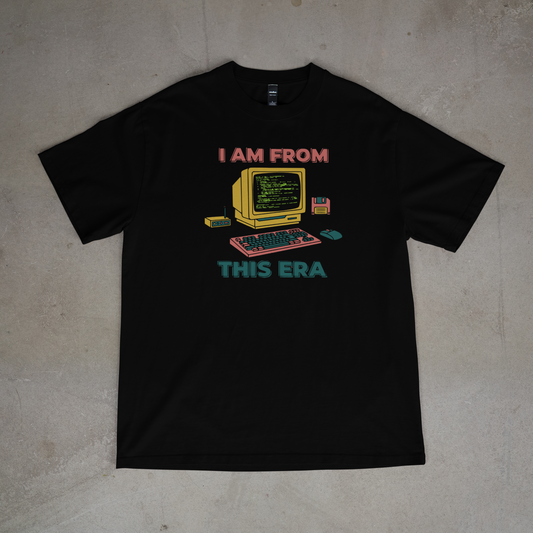 Born in the 90s Oversized T-Shirt | Retro Computer Graphic