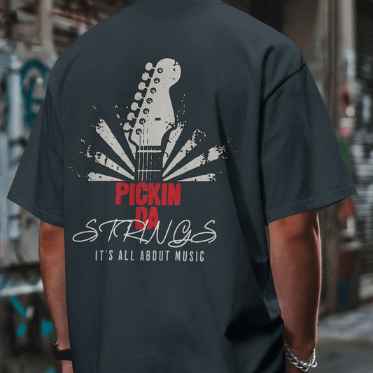 Pickin Da Strings Unisex Oversized T-Shirt