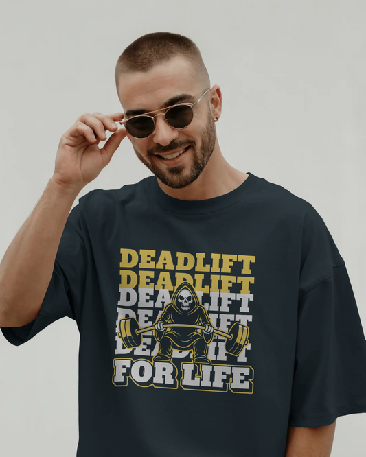 DeadLift: Premium Oversized  Drop Shoulders T-Shirt